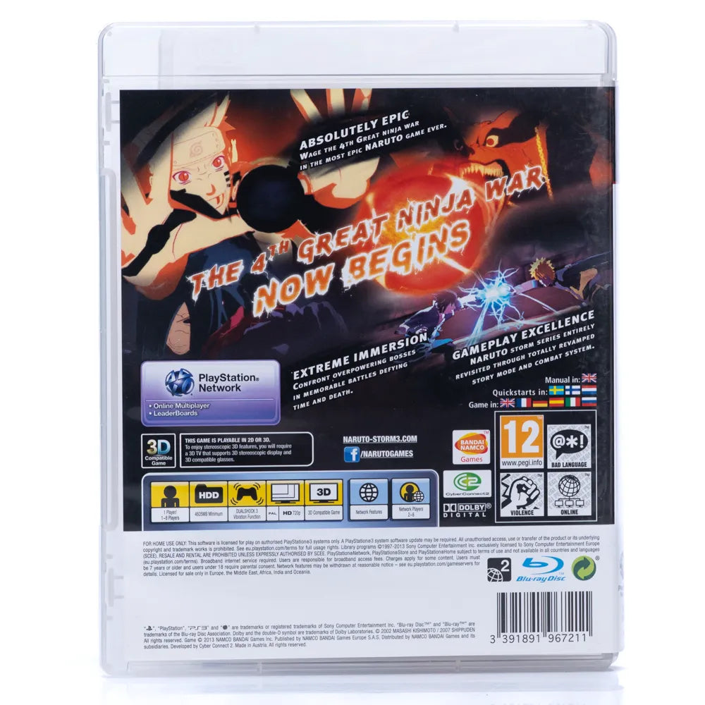 Naruto Shippuden: Ultimate Ninja Storm 3 - PS3 spill - Retrospillkongen