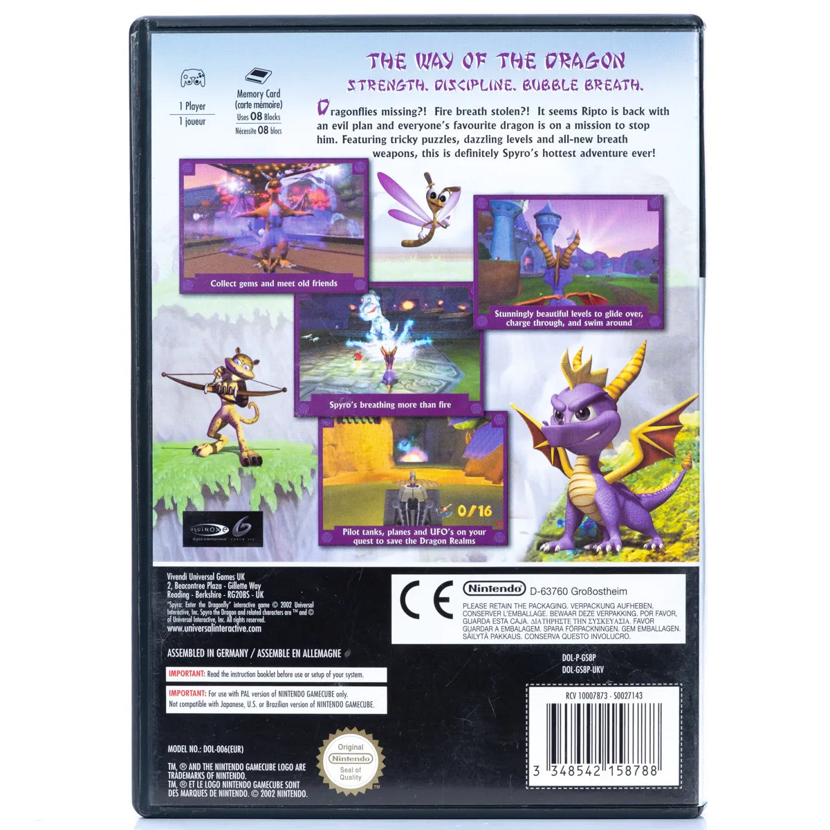 Spyro: Enter the Dragonfly - GameCube spill - Retrospillkongen