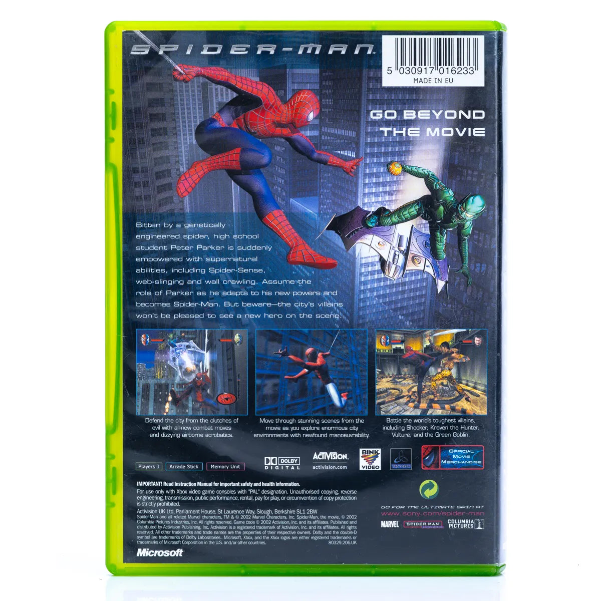 Spider Man - Xbox spill - Retrospillkongen
