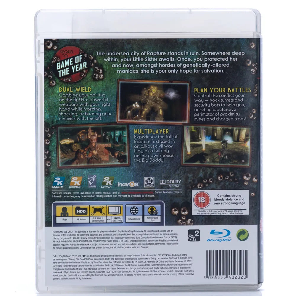 Bioshock 2 - PS3 spill - Retrospillkongen