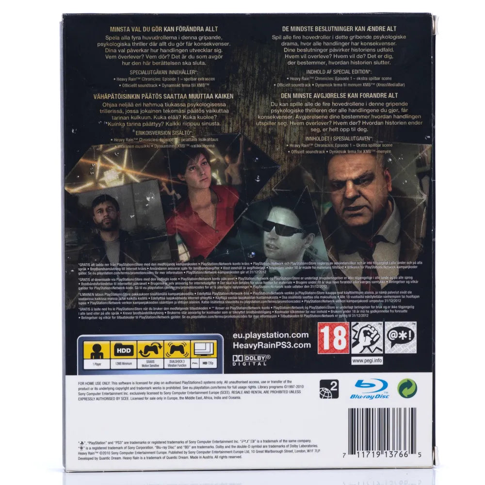 Heavy Rain Limited Edition - PS3 spill - Retrospillkongen