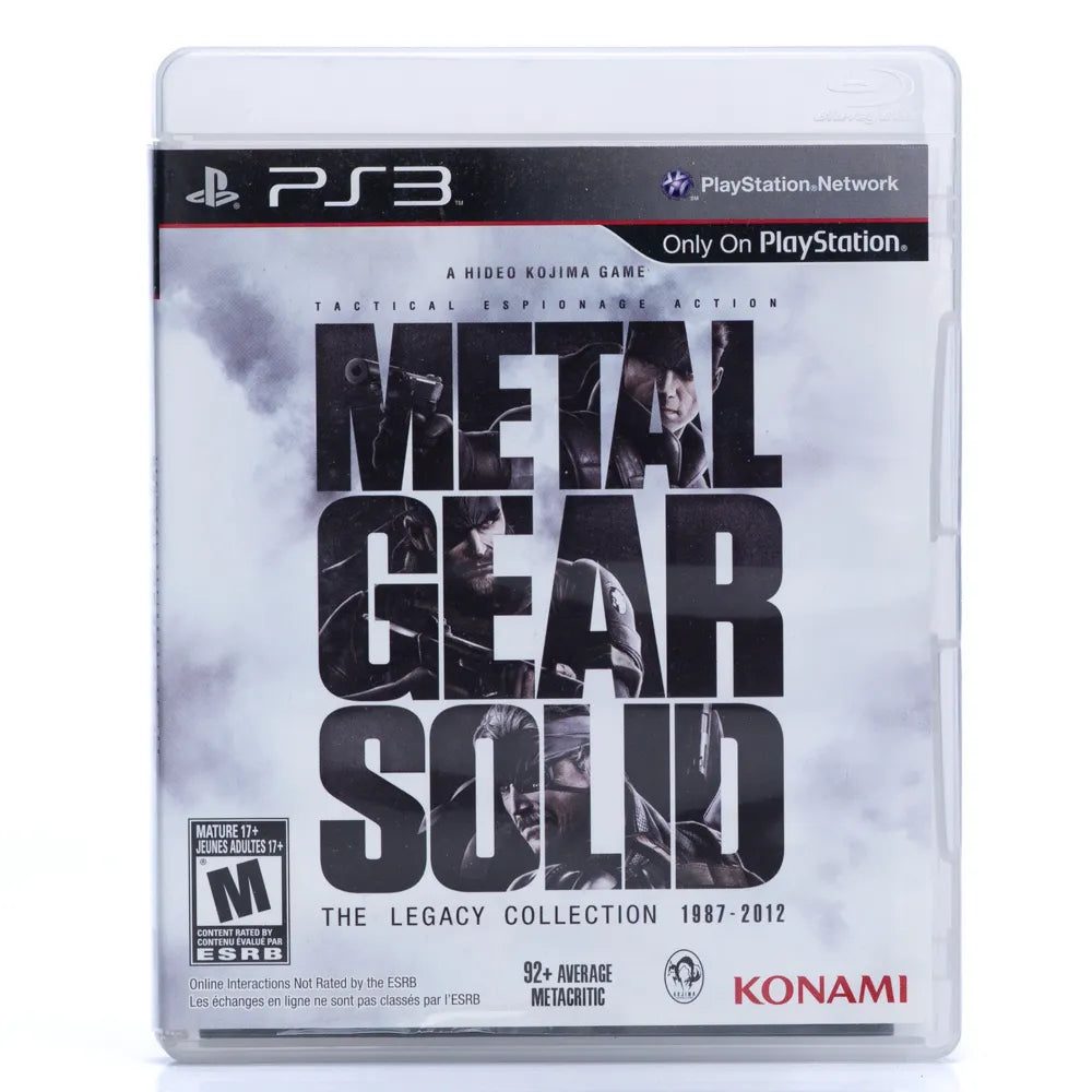 Metal Gear Solid: The Legacy Collection (NTSC-U) - PS3 Spill - Retrospillkongen