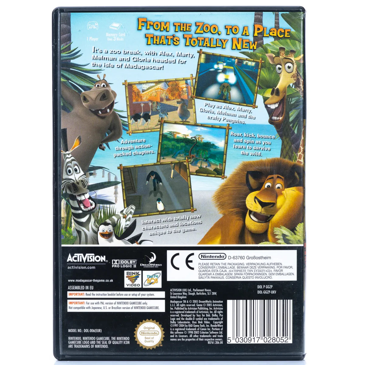 Madagascar - Gamecube spill - Retrospillkongen