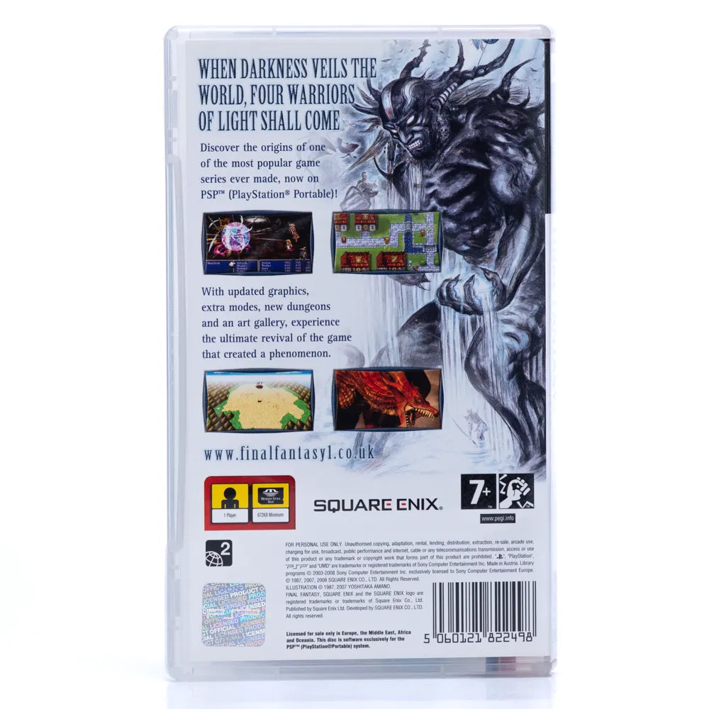 Final Fantasy - PSP spill - Retrospillkongen