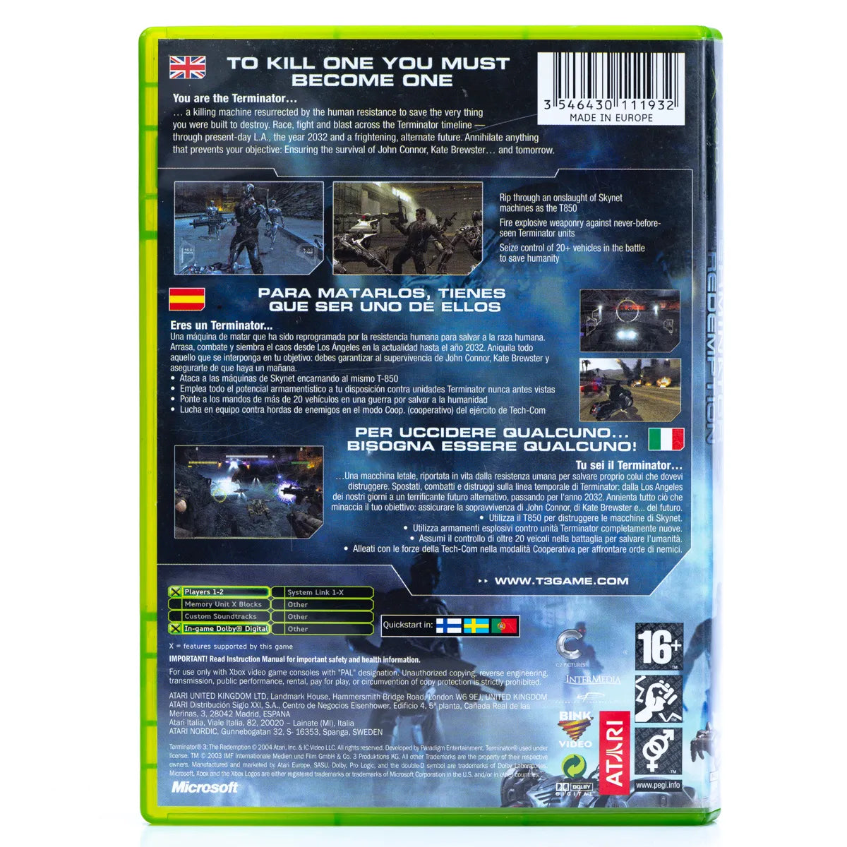 Terminator 3: The Redemption - Xbox spill - Retrospillkongen