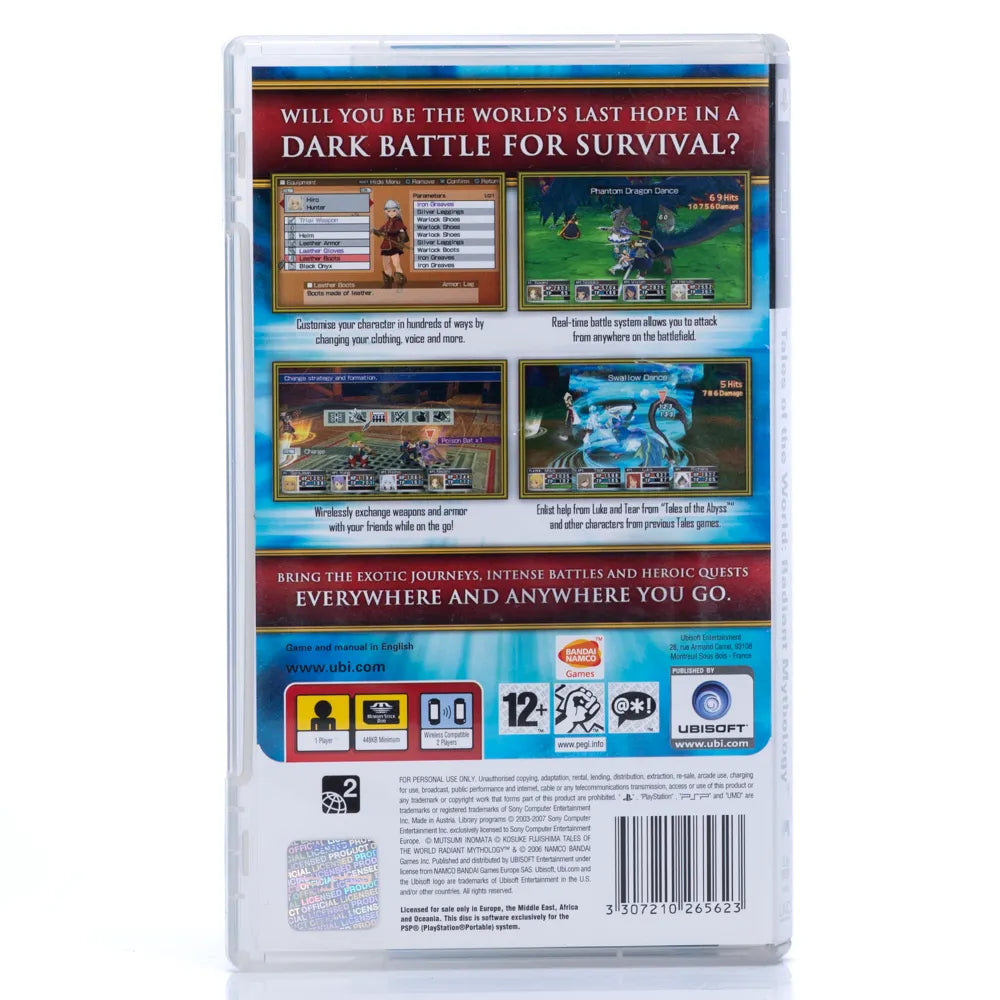 Tales of the World: Radiant Mythology - PSP spill - Retrospillkongen