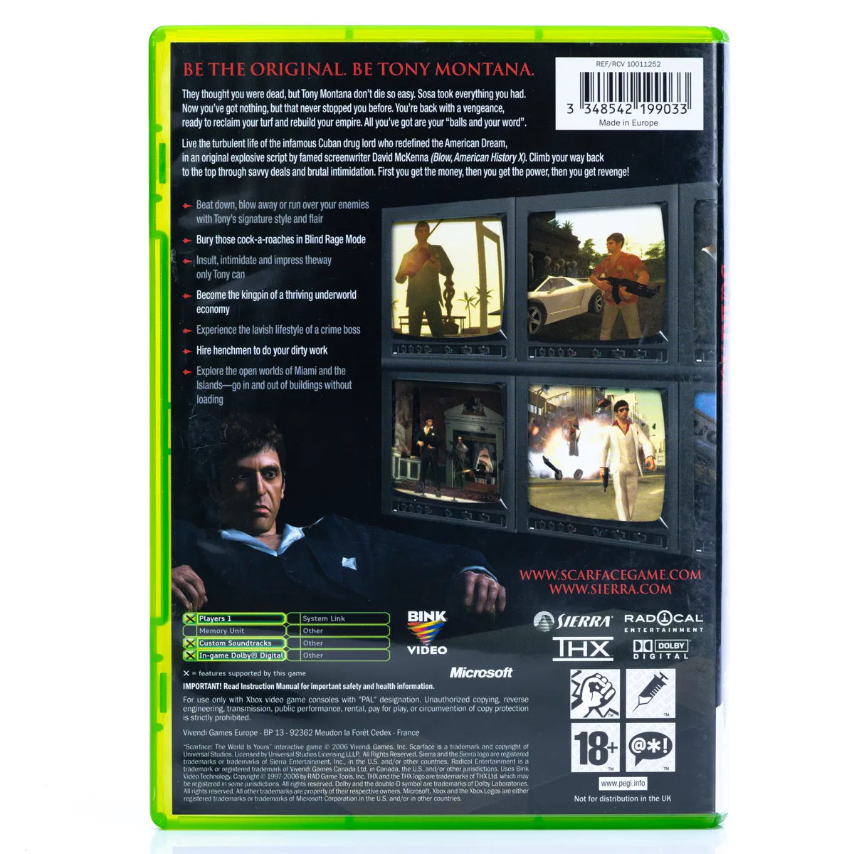 Scarface: The World Is Yours - Xbox spill - Retrospillkongen