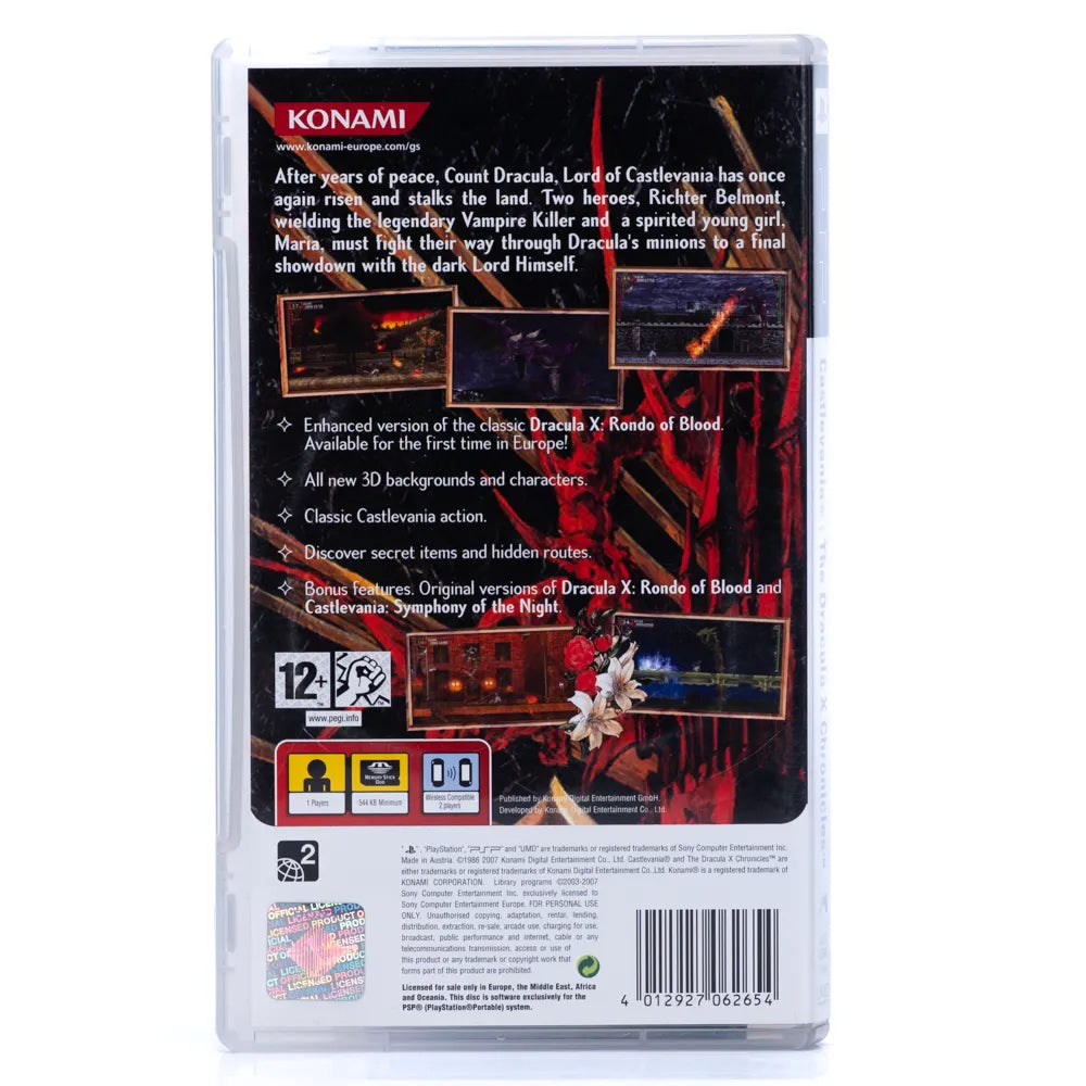 Castlevania: The Dracula X Chronicles - PSP spill - Retrospillkongen