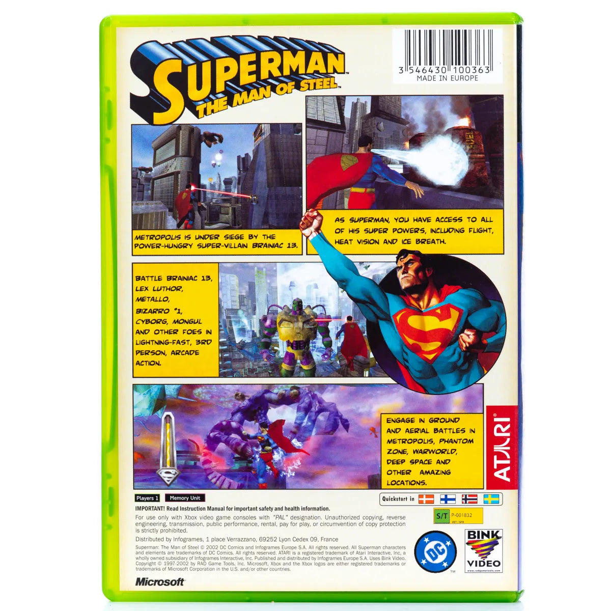 Superman: The Man of Steel - Xbox spill - Retrospillkongen
