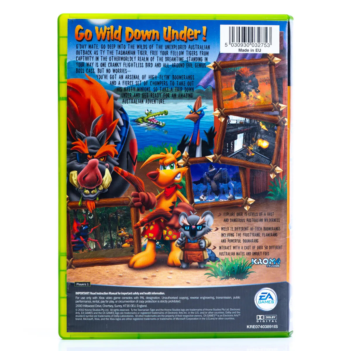 Ty the Tasmanian Tiger - Xbox spill - Retrospillkongen