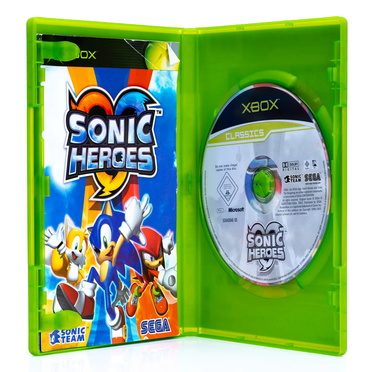 Sonic Heroes - Xbox spill - Retrospillkongen
