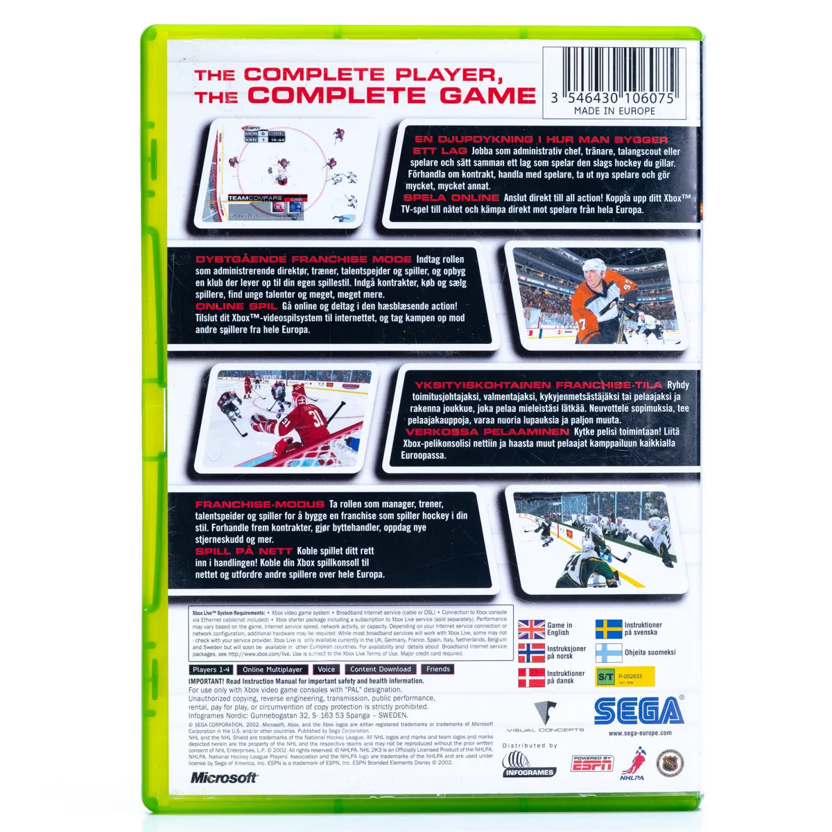 NHL 2K3 - Xbox spill - Retrospillkongen