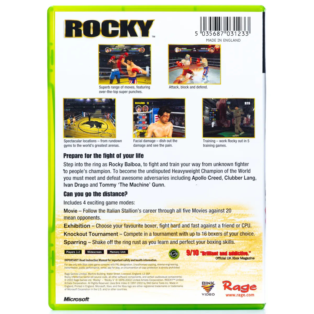 Rocky - Xbox spill - Retrospillkongen