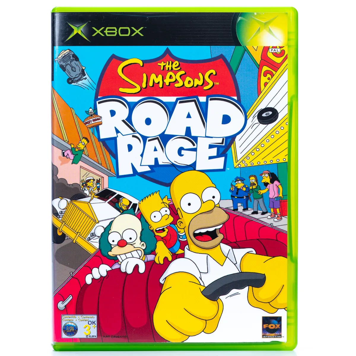 The Simpsons: Road Rage - Xbox spill - Retrospillkongen