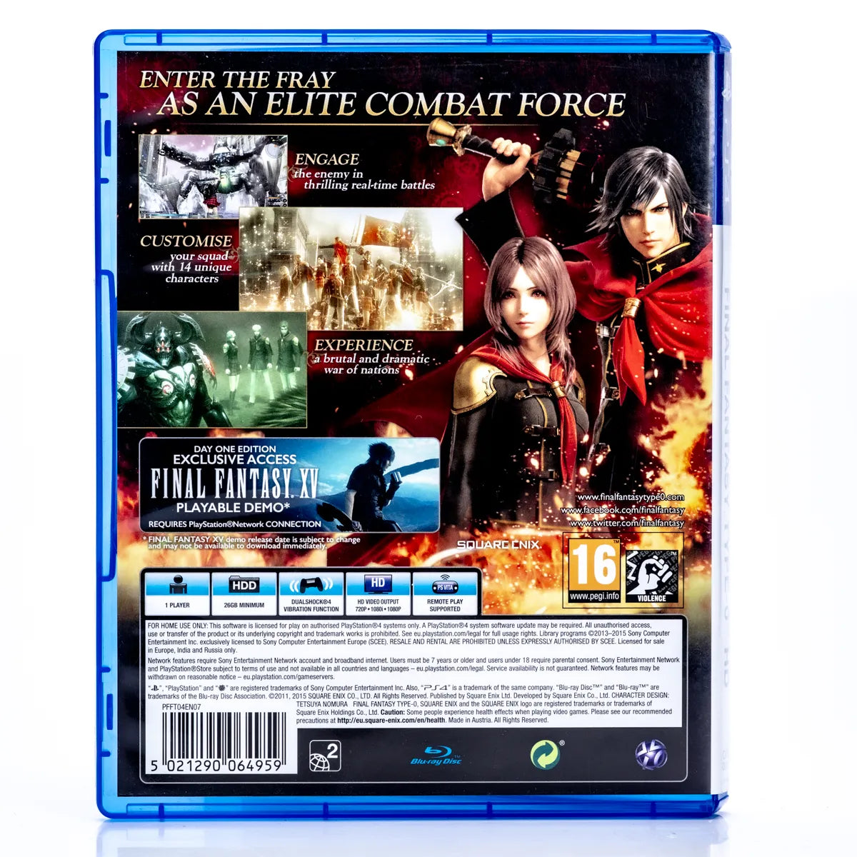 Final Fantasy: Type-0 HD - PS4 Spill - Retrospillkongen