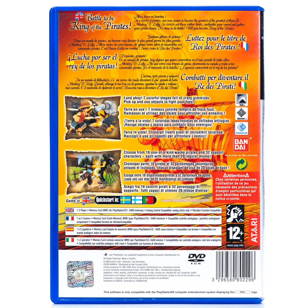 One Piece: Grand Battle - PS2 Spill - Retrospillkongen