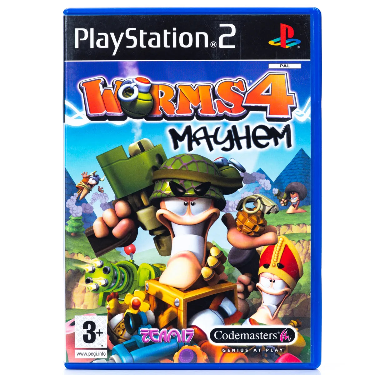 Worms 4: Mayhem - PS2 Spill - Retrospillkongen