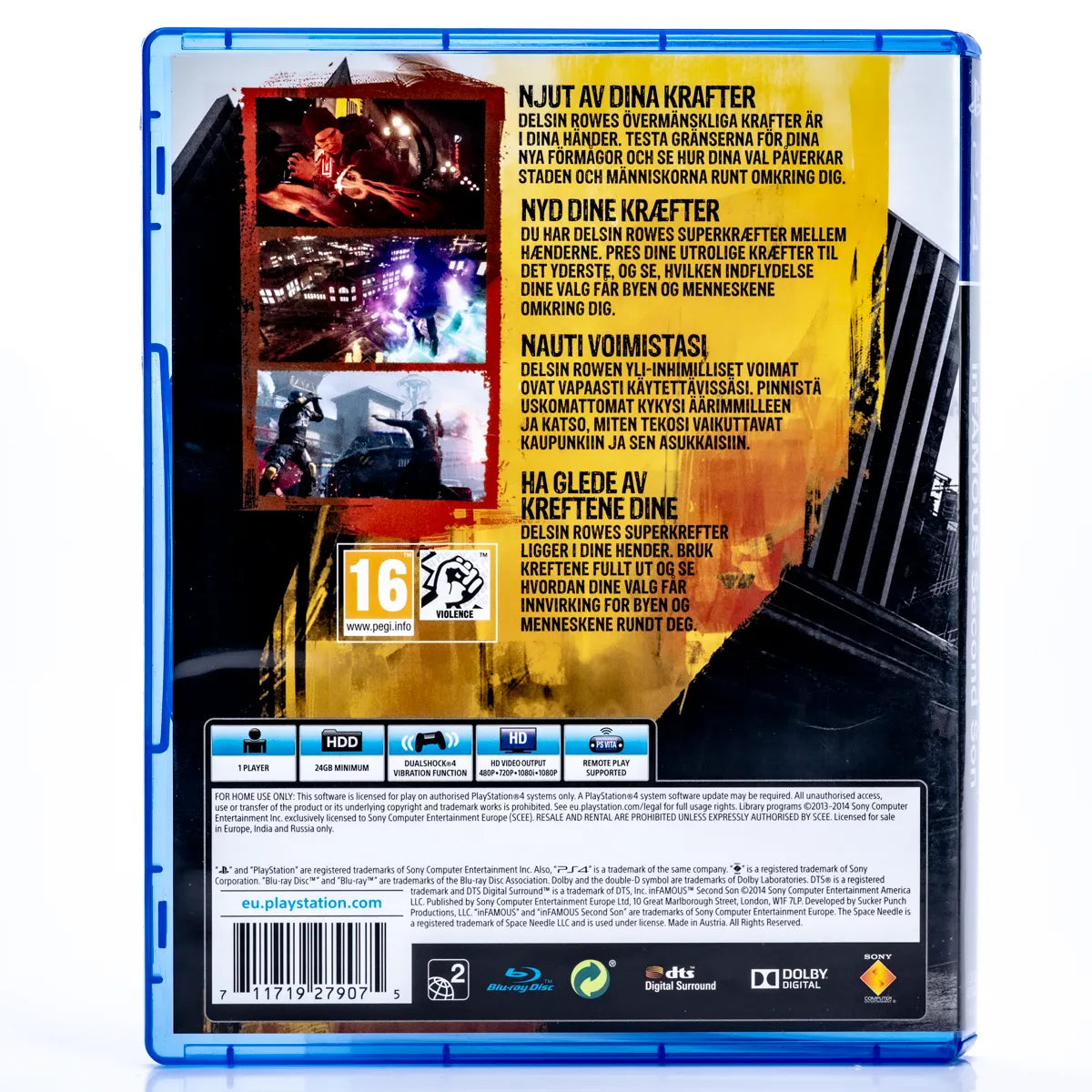 inFAMOUS: Second Son - PS4 Spill - Retrospillkongen