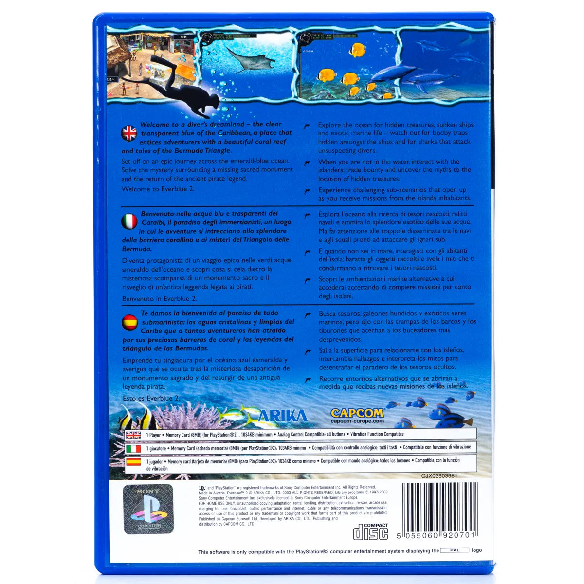 Everblue 2 - PS2 Spill - Retrospillkongen