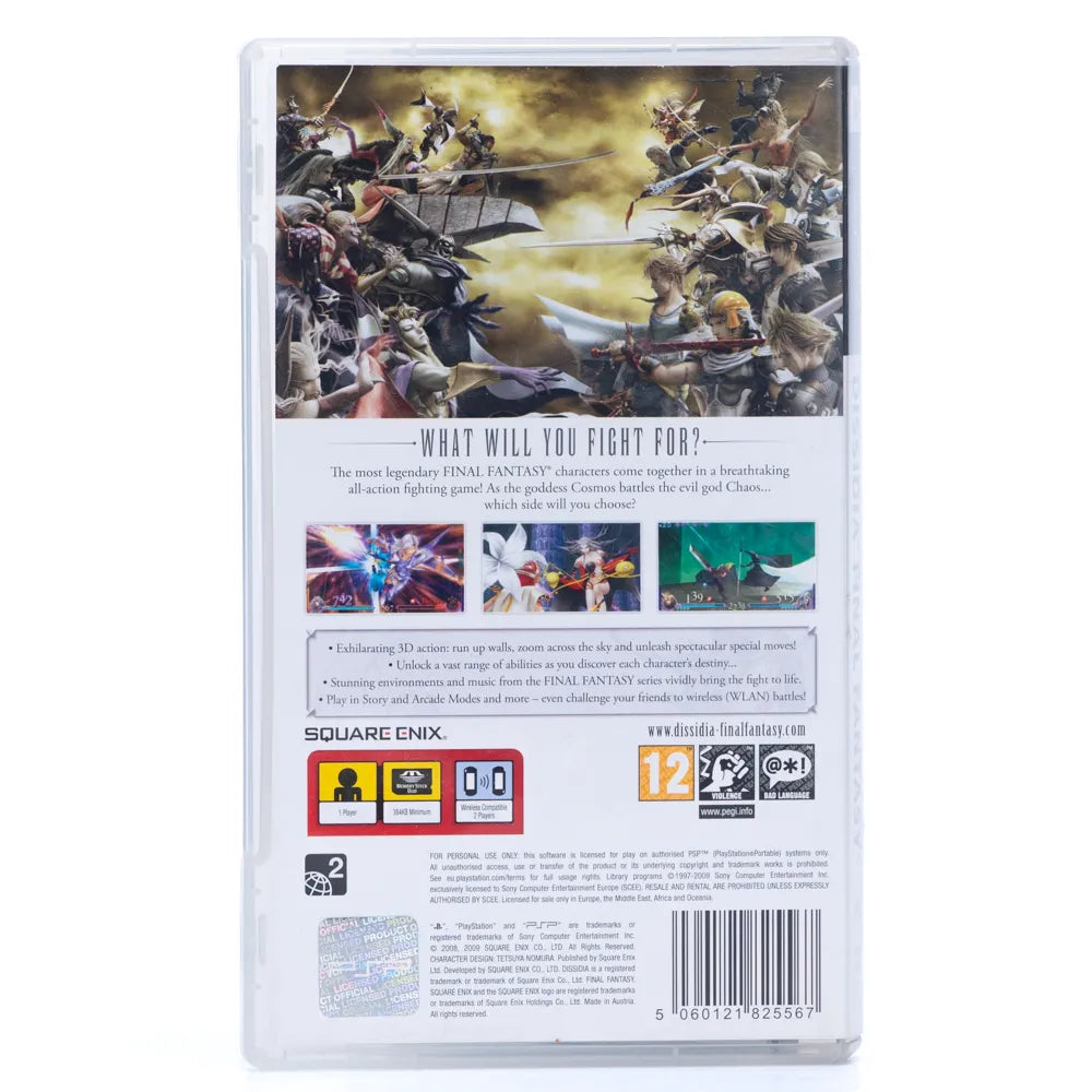 Dissidia: Final Fantasy - PSP spill - Retrospillkongen