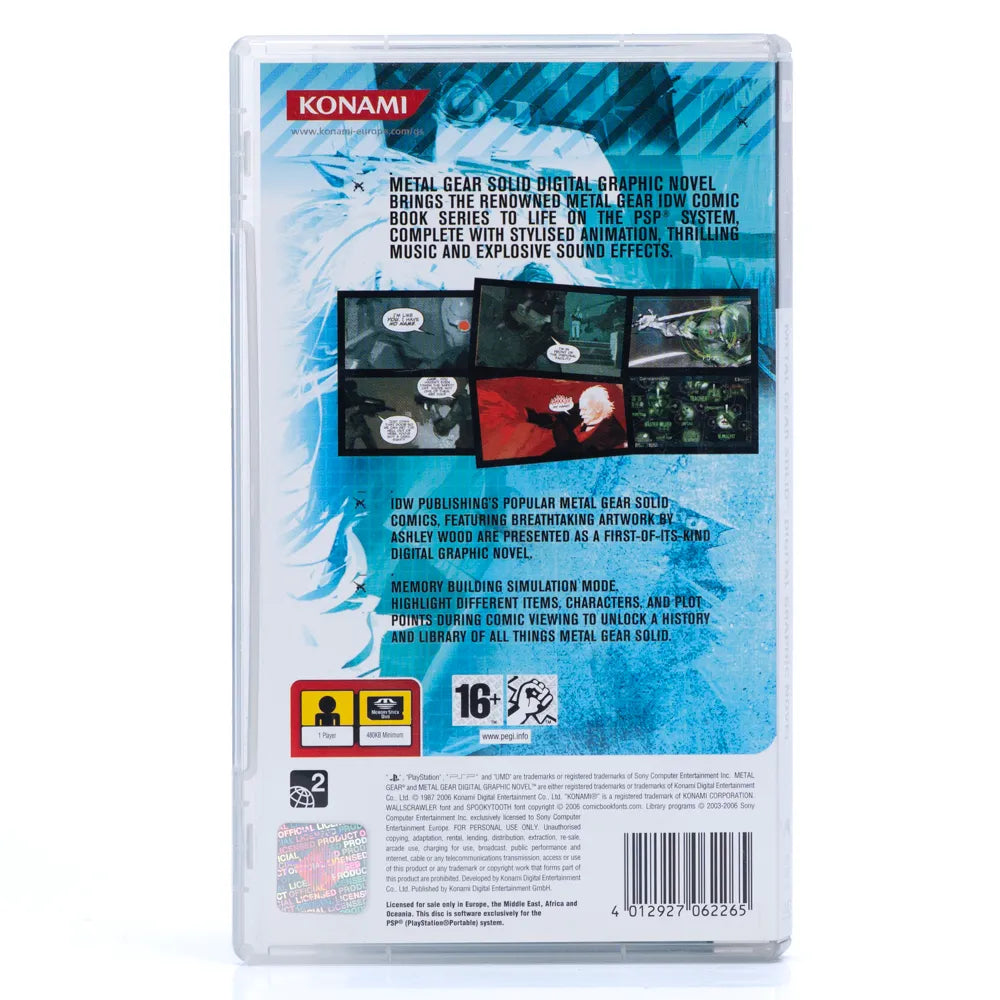 Metal Gear Solid: Digital Graphic Novel - PSP spill