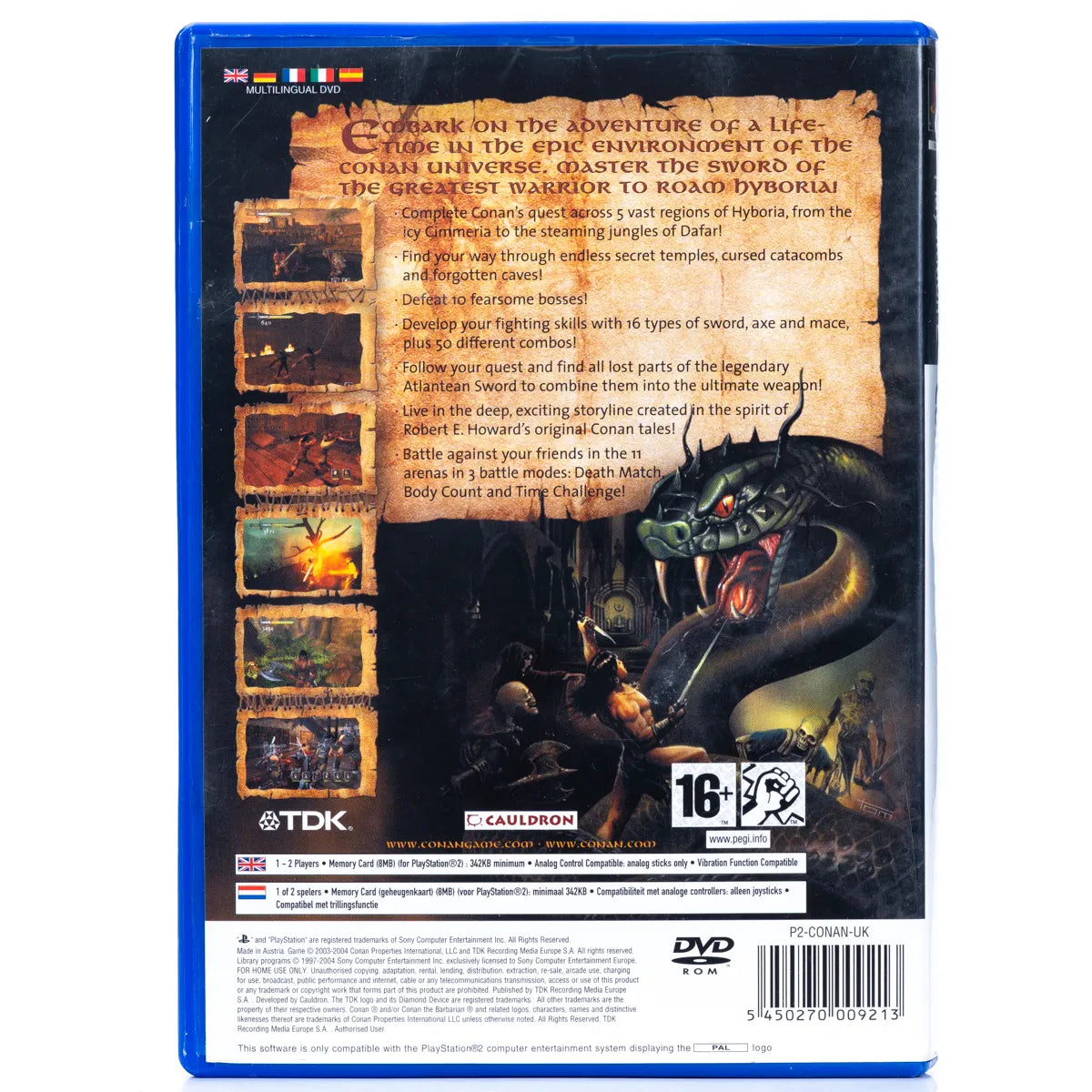 Conan - PS2 Spill - Retrospillkongen