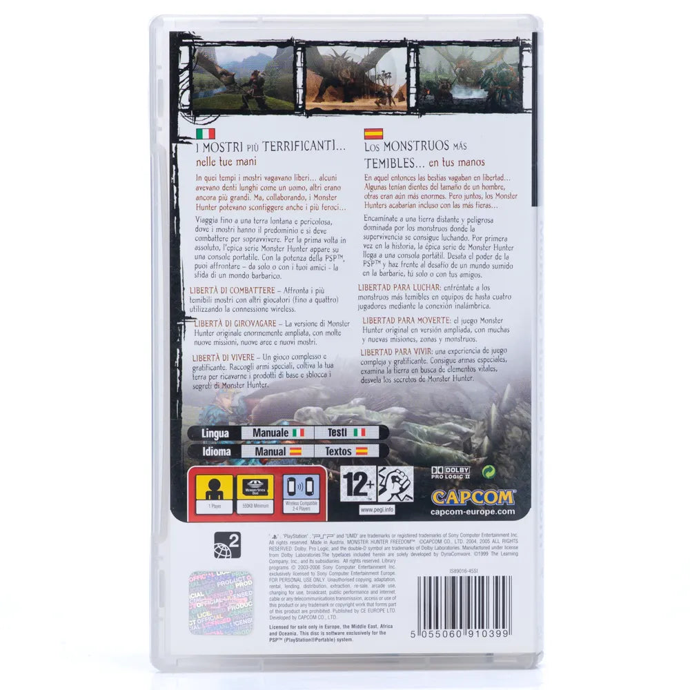 Monster Hunter Freedom - PSP spill - Retrospillkongen