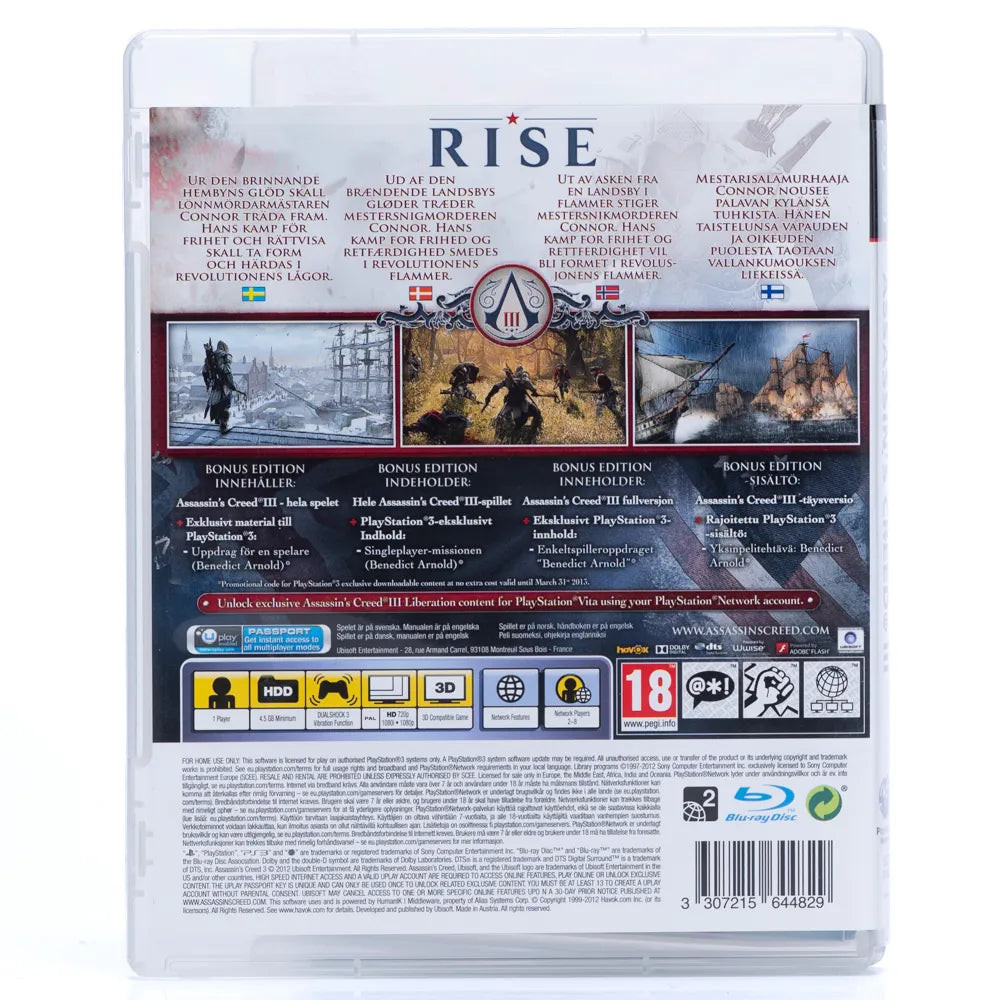 Assassin's Creed III - PS3 spill - Retrospillkongen