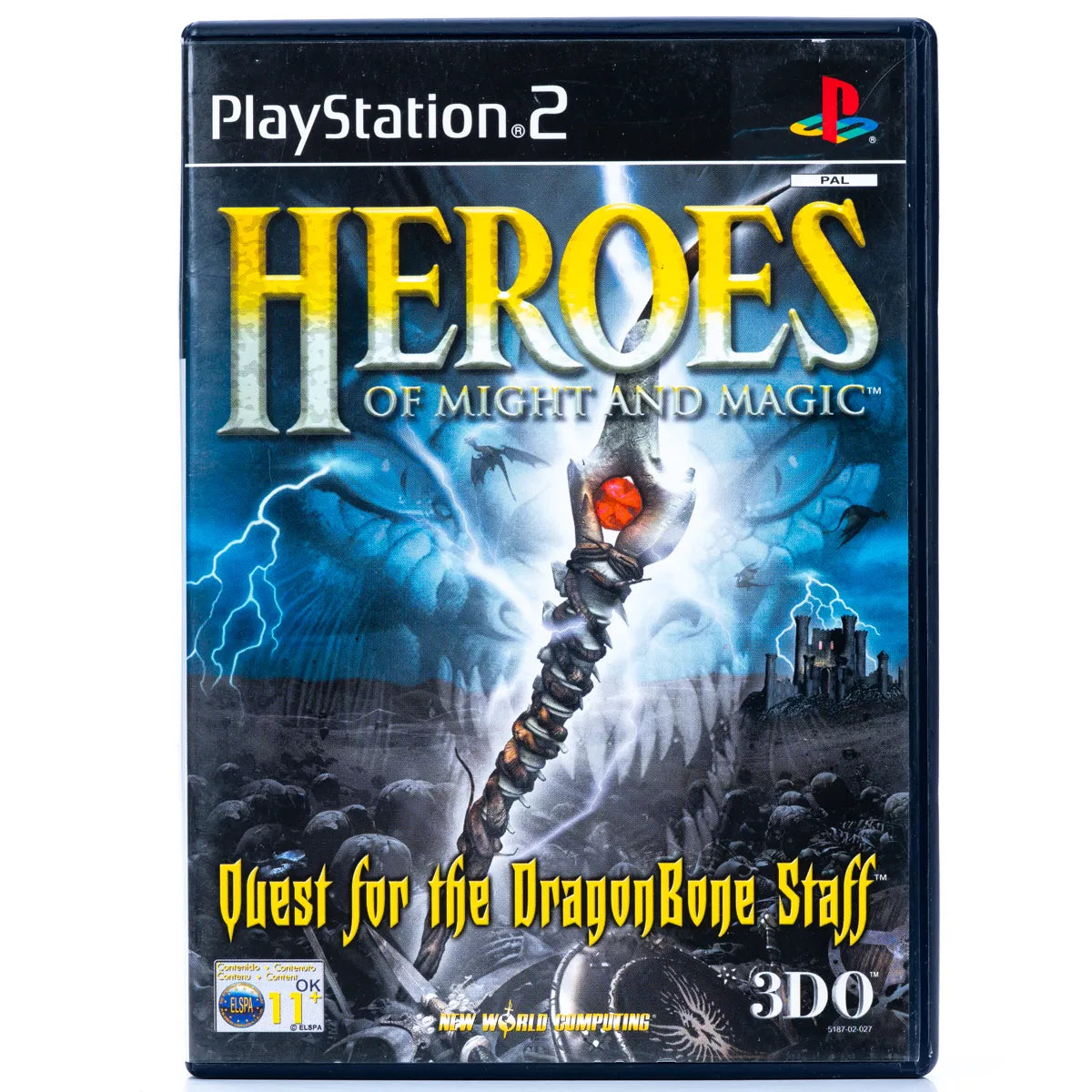 Heroes of Might and Magic: Quest for the DragonBone Staff - PS2 Spill - Retrospillkongen