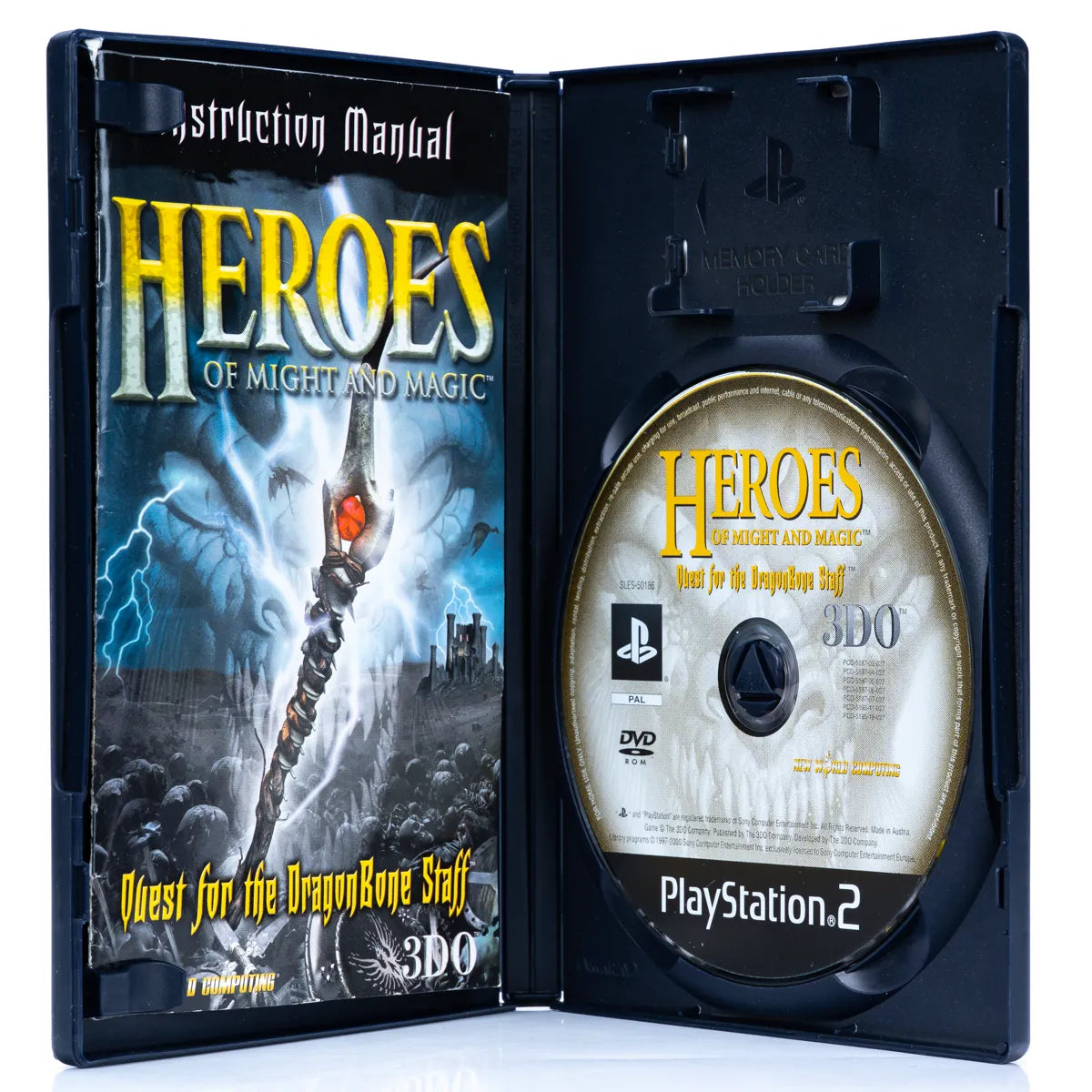 Heroes of Might and Magic: Quest for the DragonBone Staff - PS2 Spill - Retrospillkongen