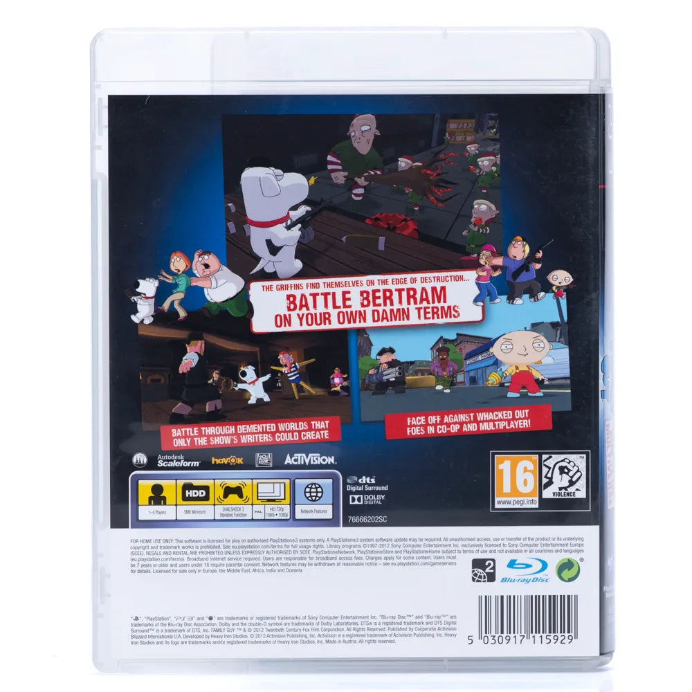 Family Guy: Back to the Multiverse - PS3 spill