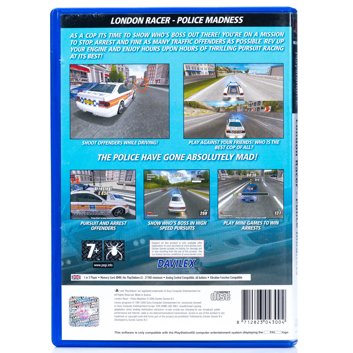 London Racer: Police Madness - PS2 Spill - Retrospillkongen