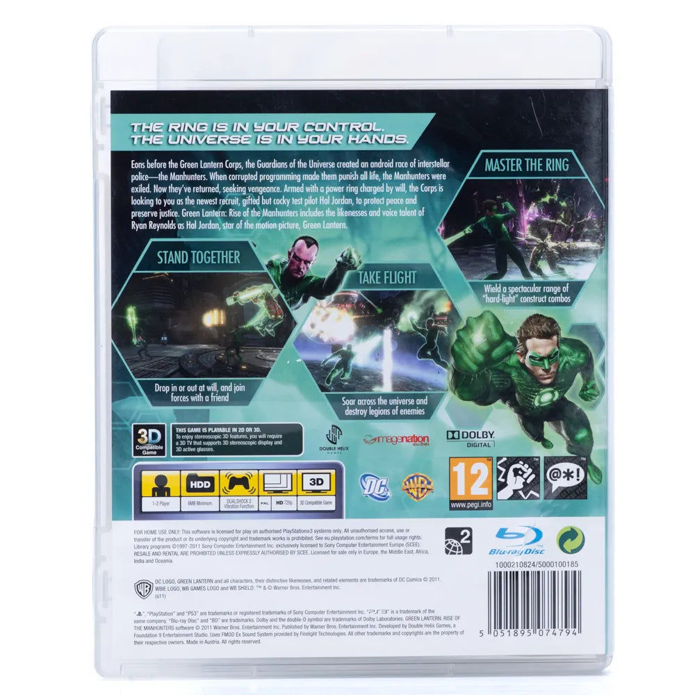 Green Lantern: Rise of the Manhunters - PS3 spill