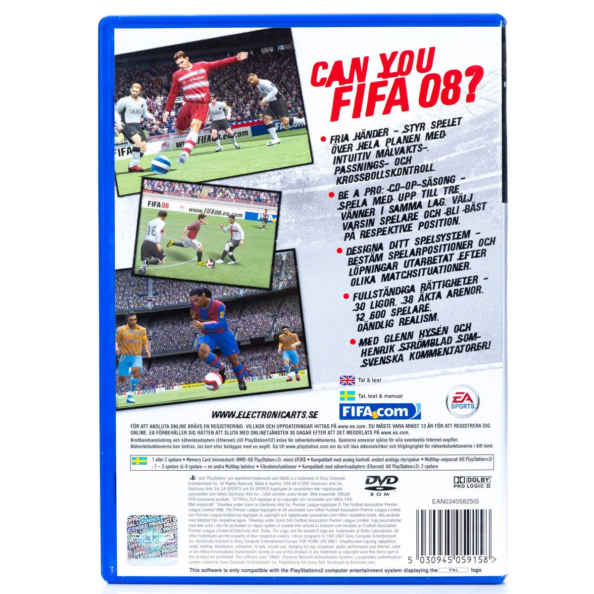 FIFA 08 - PS2 Spill - Retrospillkongen