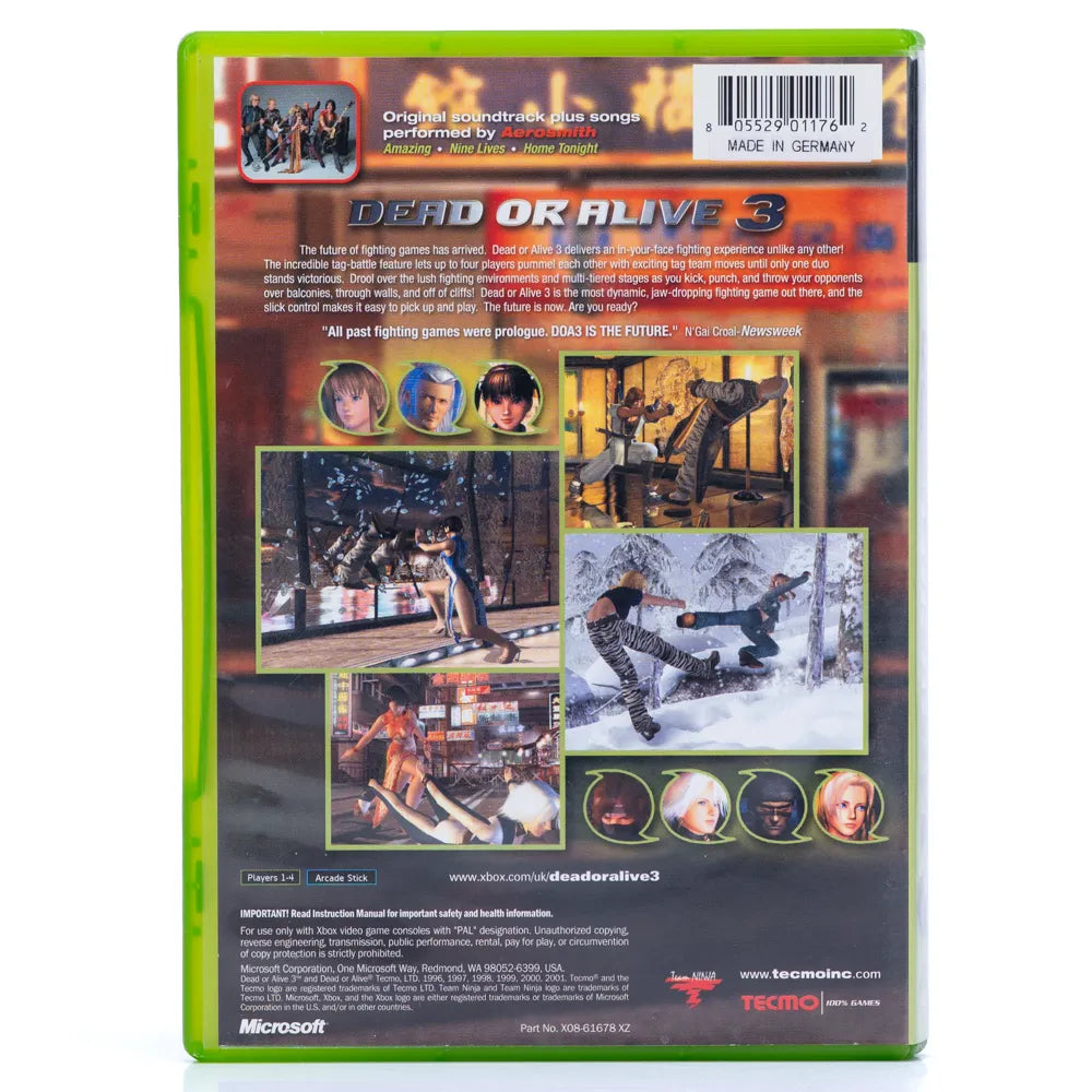 Dead or Alive 3 - Xbox spill - Retrospillkongen