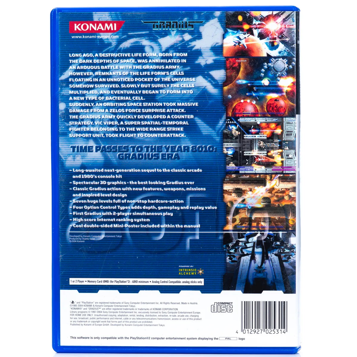 Gradius V - PS2 spill - Retrospillkongen