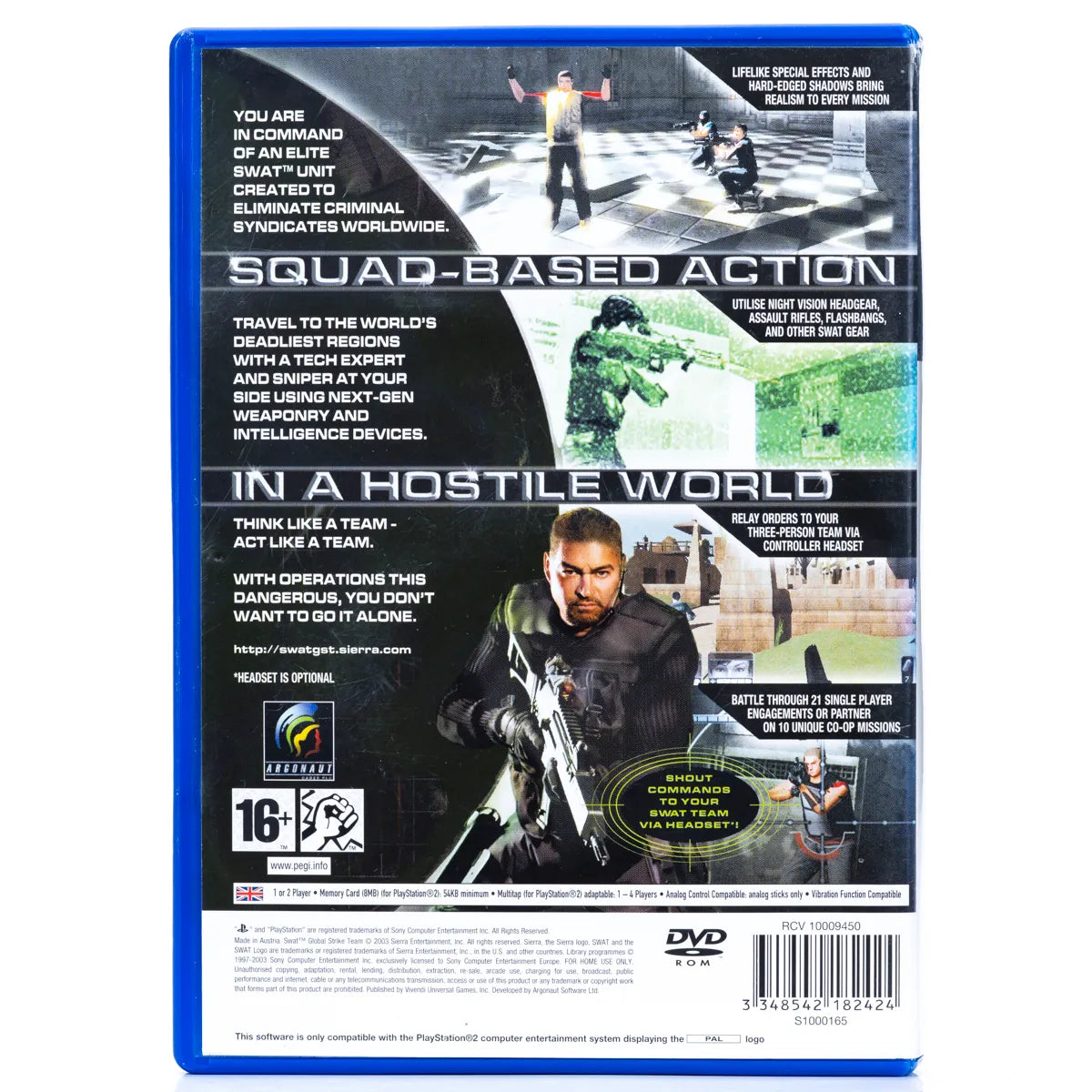 SWAT: Global Strike Team - PS2 Spill - Retrospillkongen