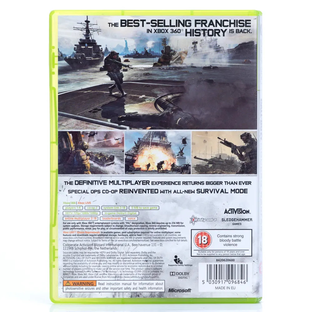 Call of Duty Modern Warfare 3 - Xbox 360 spill - Retrospillkongen