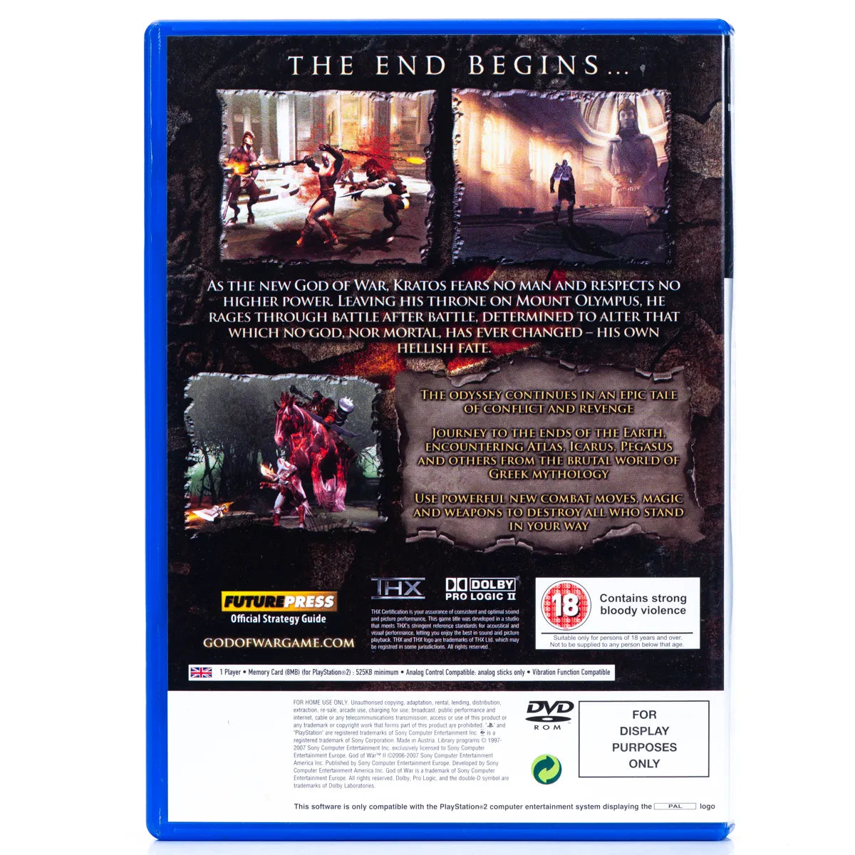 God of War II - PS2 Spill - Retrospillkongen
