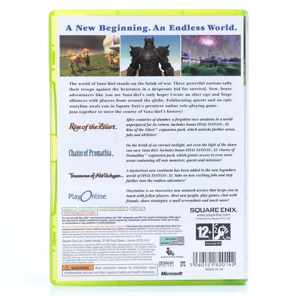 Final Fantasy XI Online - Xbox 360 spill