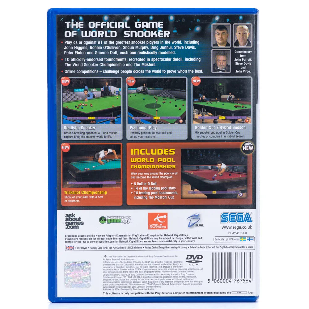 World Snooker Championship 2007 - PS2 spill