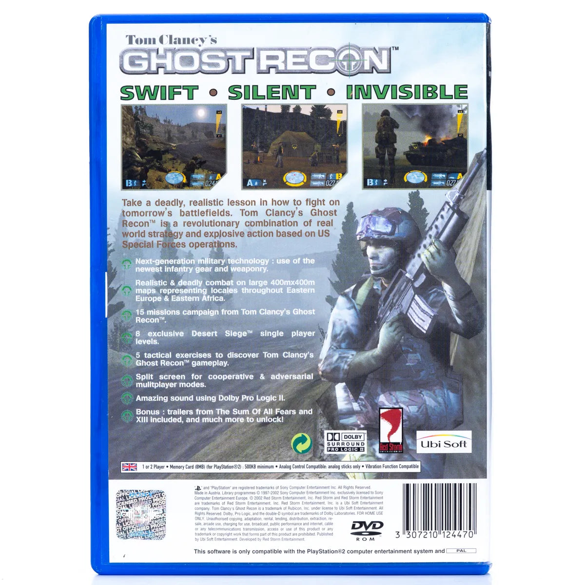 Tom Clancy's Ghost Recon - PS2 Spill - Retrospillkongen