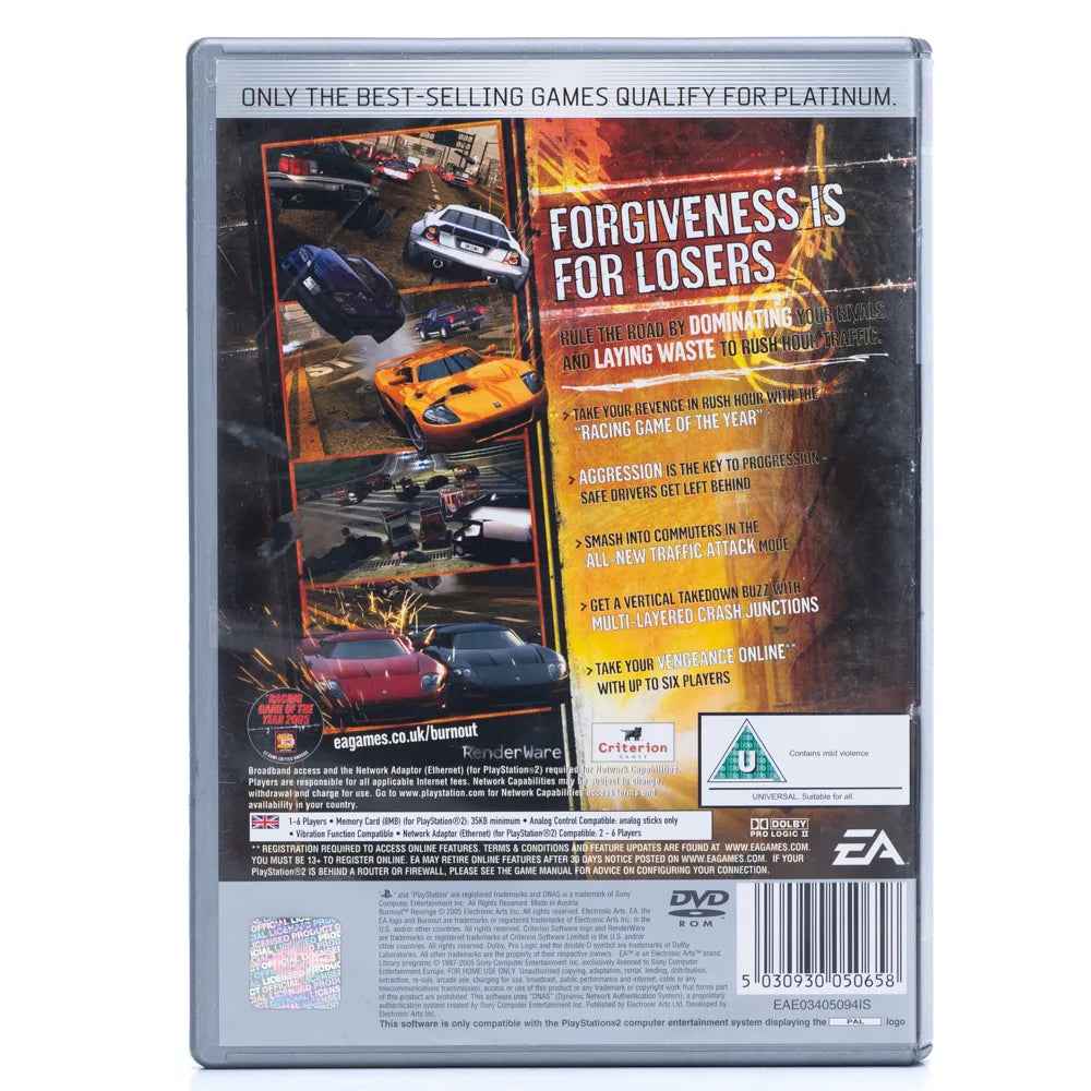 Burnout: Revenge - PS2 spill
