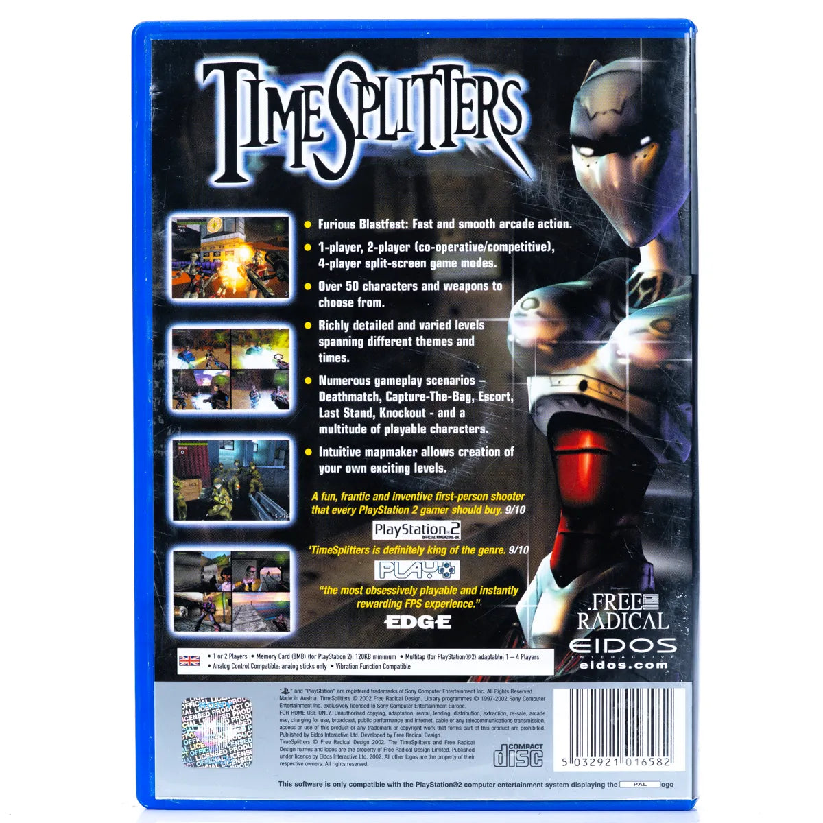 TimeSplitters - PS2 Spill - Retrospillkongen