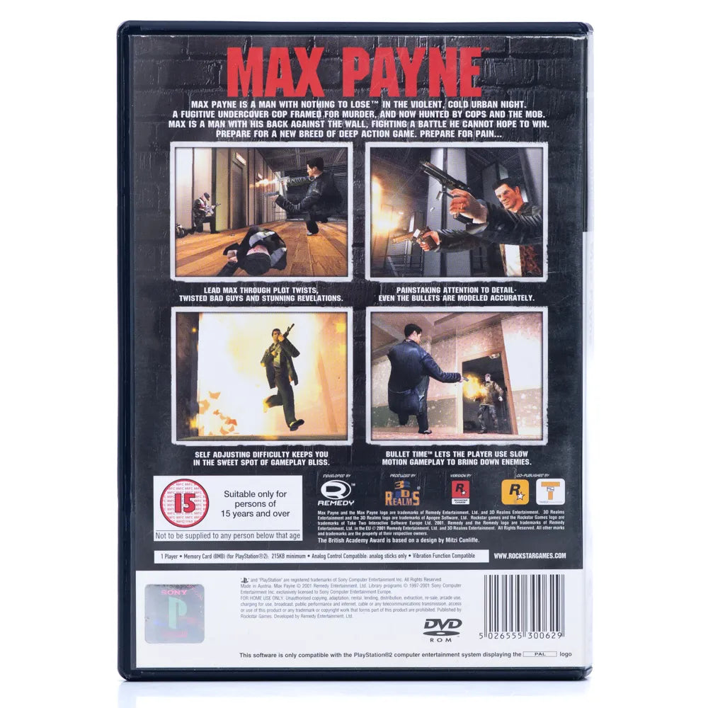 Max Payne - PS2 spill
