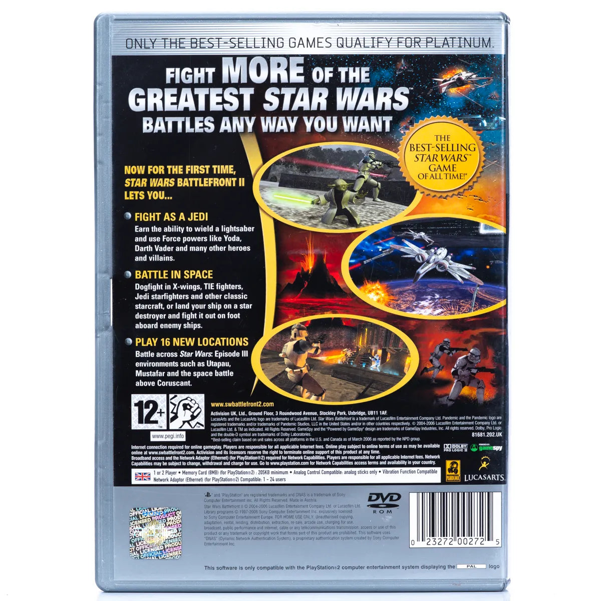 Star Wars Battlefront II - PS2 spill - Retrospillkongen