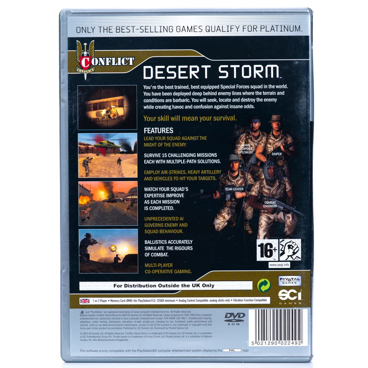 Conflict: Desert Storm - PS2 spill - Retrospillkongen