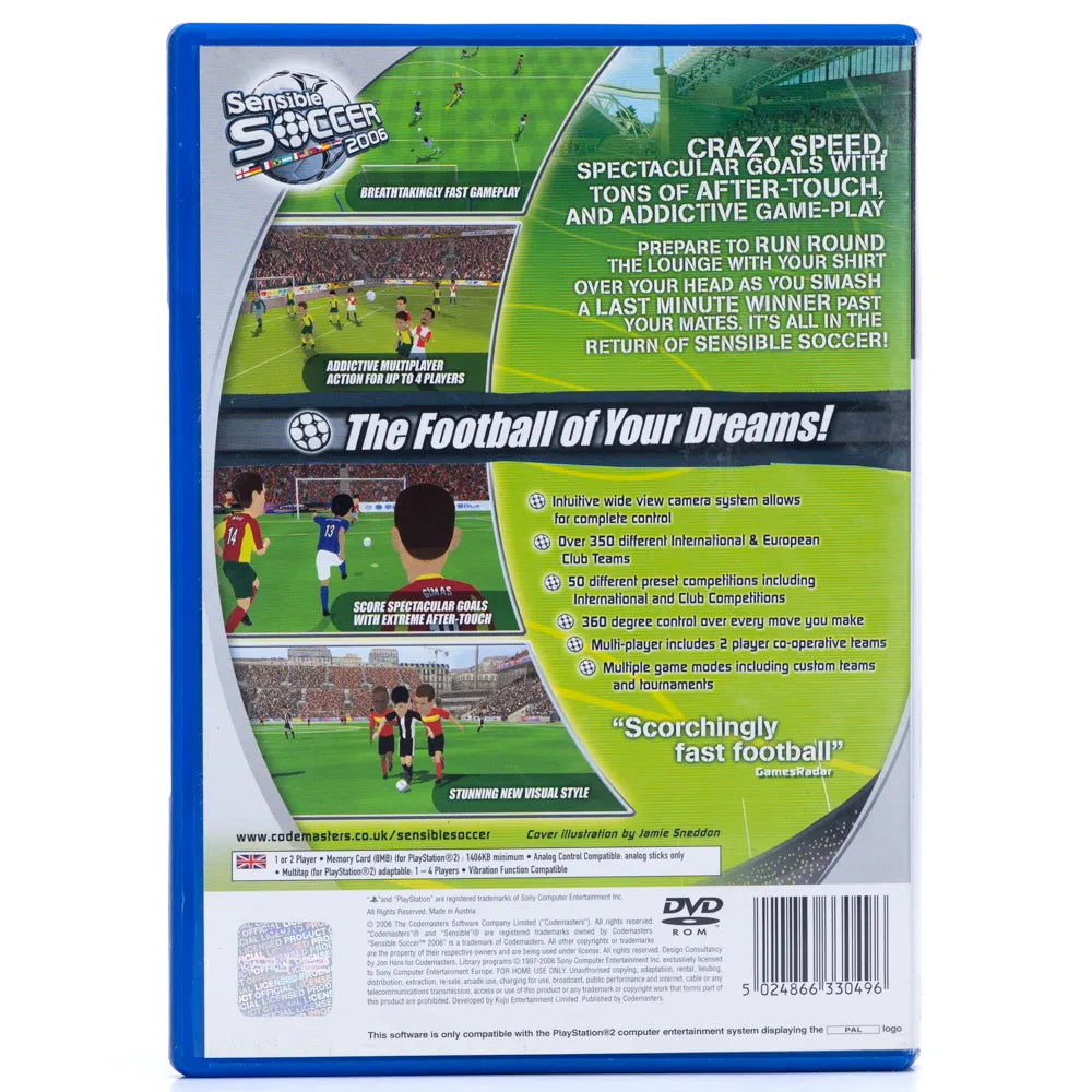 Sensible Soccer 2006 - PS2 spill