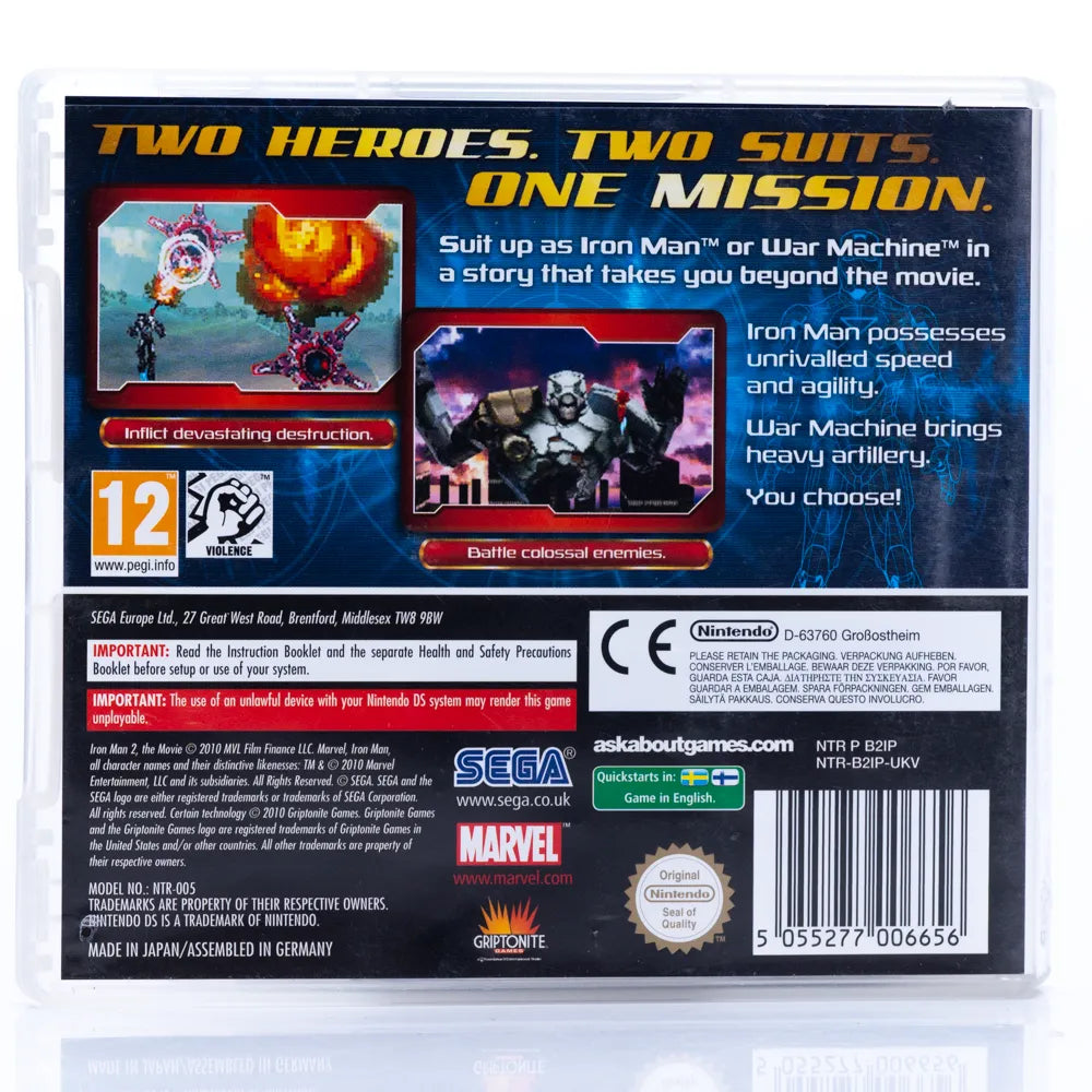 Iron Man 2 - Nintendo DS spill - Retrospillkongen