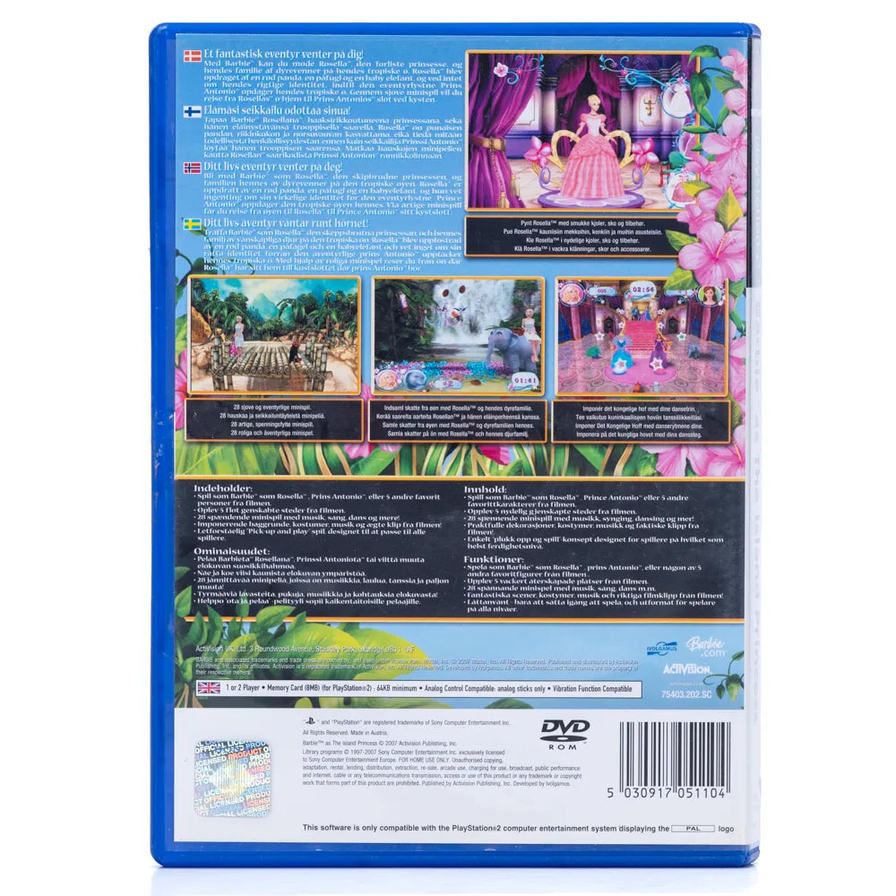 Barbie as The Island Princess - PS2 spill